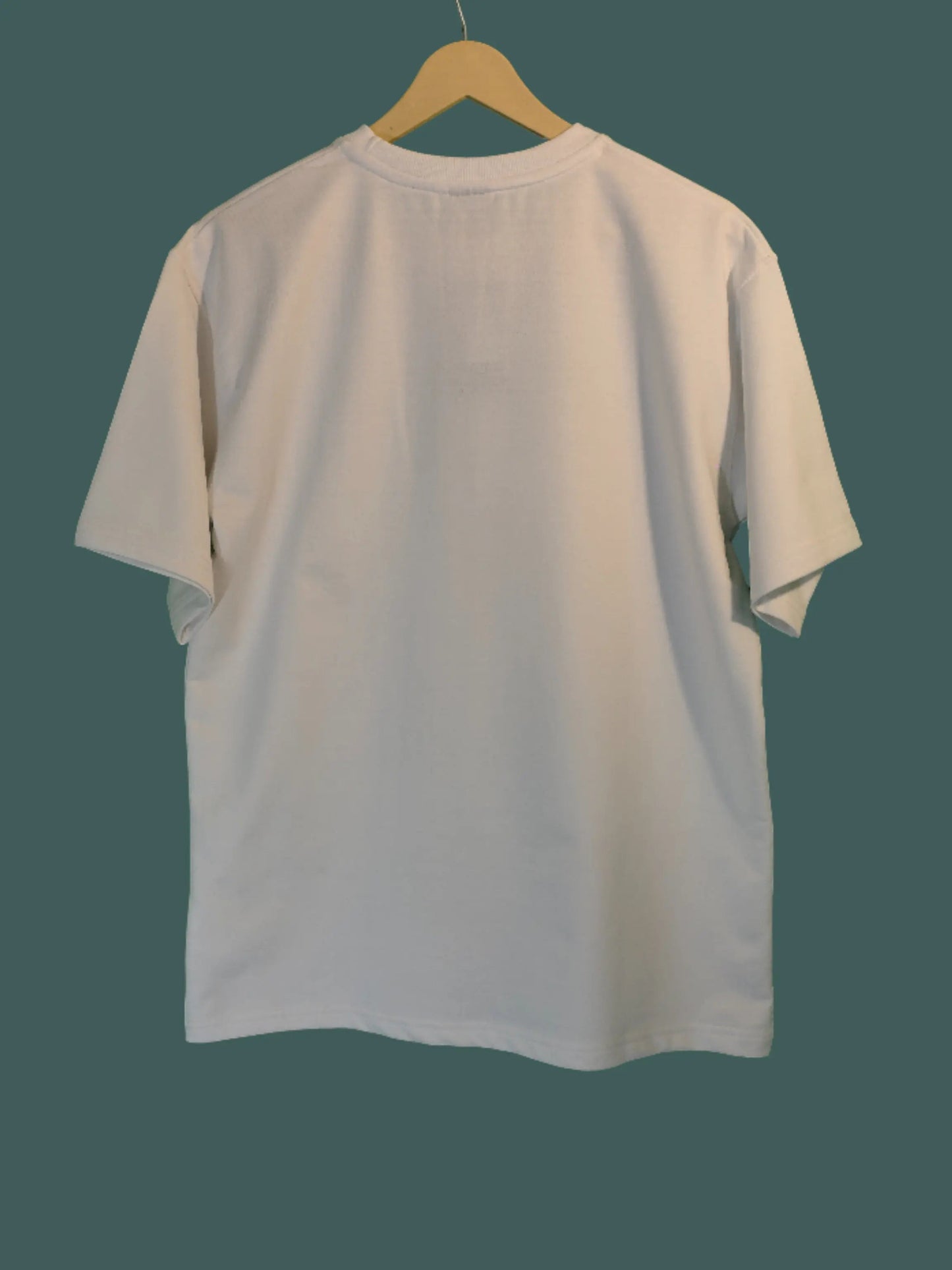 French Terry Cotton Oversize Fit T-shirt - White Strudoo