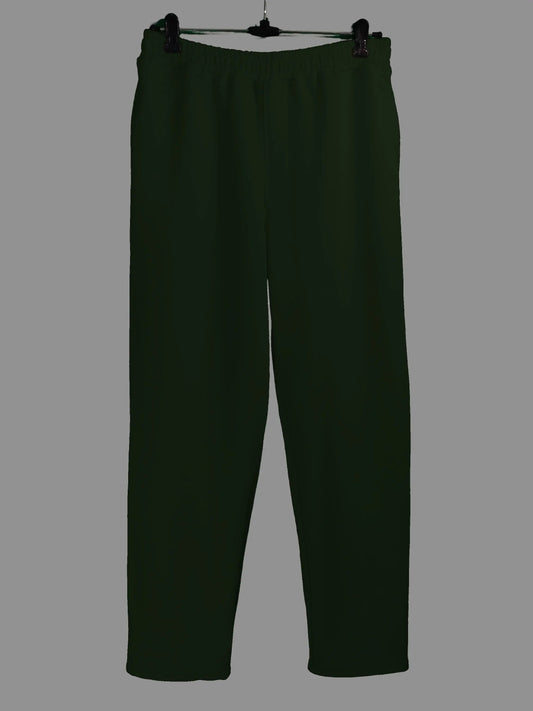 Unisex Cotton Fleece Joggers - Green strudoo