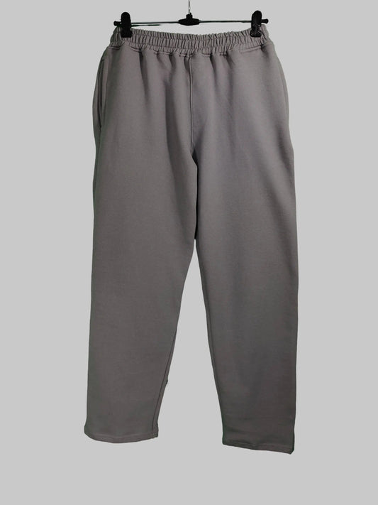 Unisex Cotton Fleece Joggers - Grey strudoo