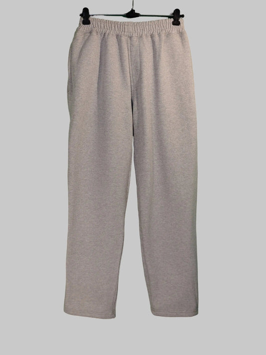 Unisex Cotton Fleece Joggers - Ice Grey strudoo